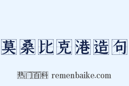 莫桑比克港造句是什么意思的图片